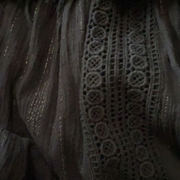 Maeve| Anthropologie Abilene Black Maxi Crochet Dress | S - Picture 5 of 5